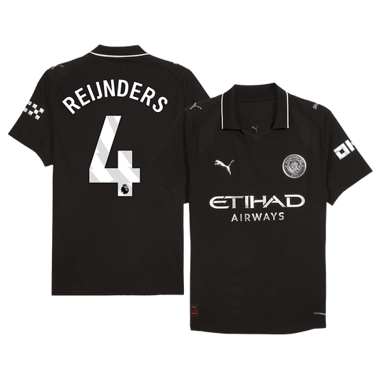 Manchester City Udebanebanetrøje Spillerversion 2025/26 REIJNDERS #4