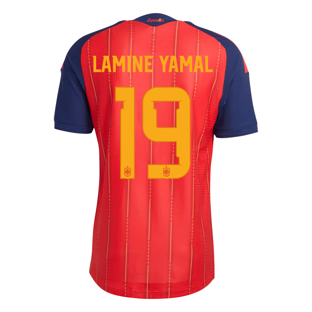 Spain World Cup Hjemmebanetrøje Spillerversion 2026 LAMINE YAMAL #19