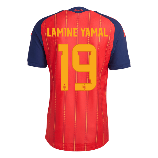 Spain World Cup Hjemmebanetrøje Spillerversion 2026 LAMINE YAMAL #19