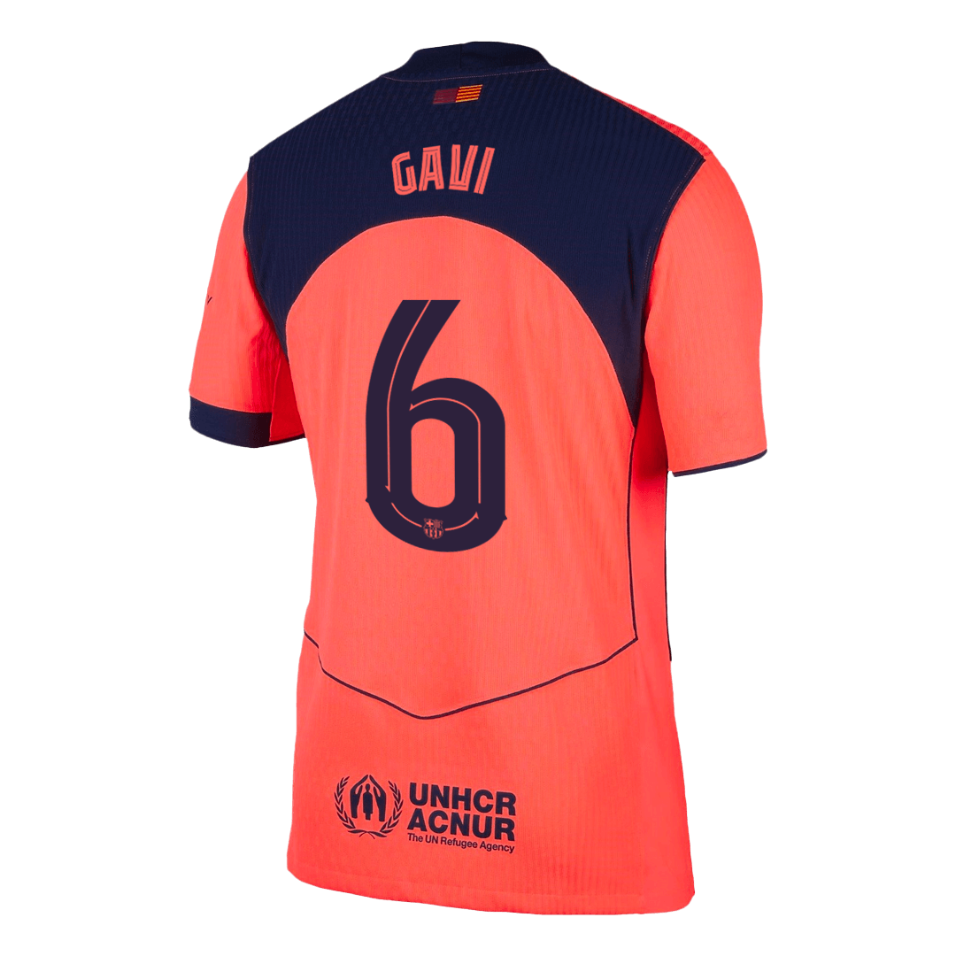 Barcelona Tredjebanetrøje Spillerversion 2025/26 UCL GAVI #6