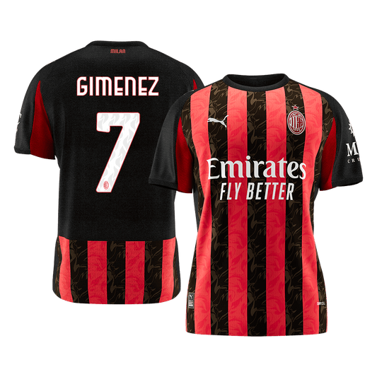 AC Milan Hjemmetrøje 2025/26 GIMENEZ #7 [PREMIUM]