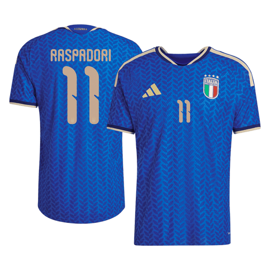 Italy World Cup Hjemmebanetrøje Spillerversion 2026 RASPADORI #11