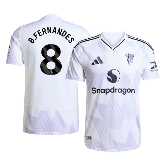 Manchester United Udebanebanetrøje Spillerversion 2025/26 B.FERNANDES #8