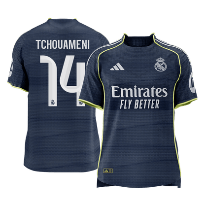 Real Madrid Udebanebanetrøje Spillerversion 2025/26 TCHOUAMENI #14 [PREMIUM]
