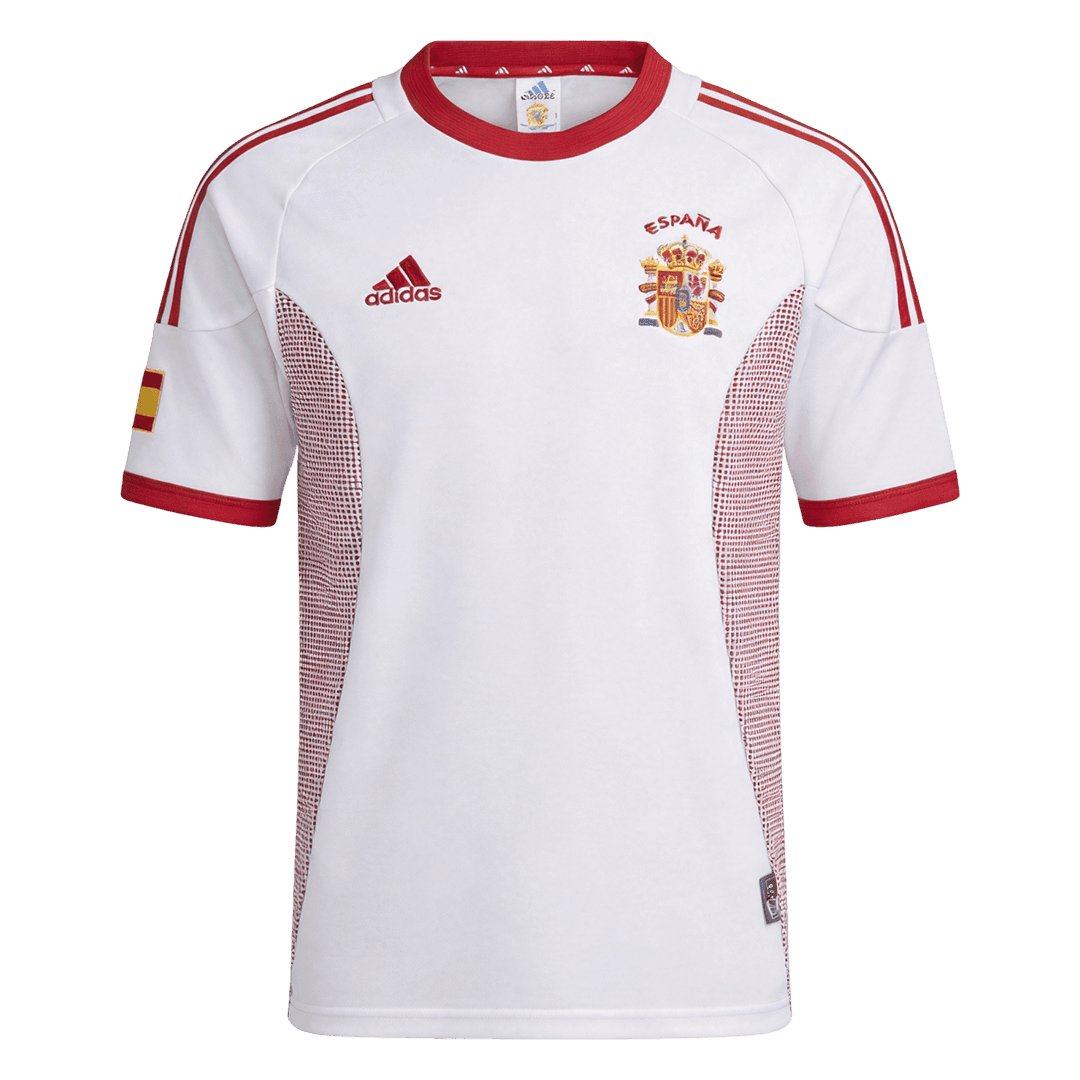 Spain World Cup Retro Udebanebanetrøje 2002