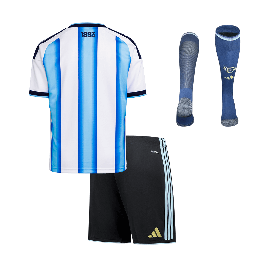 Argentina World Cup Hjemmebanesæt Børn 3-dele 2026