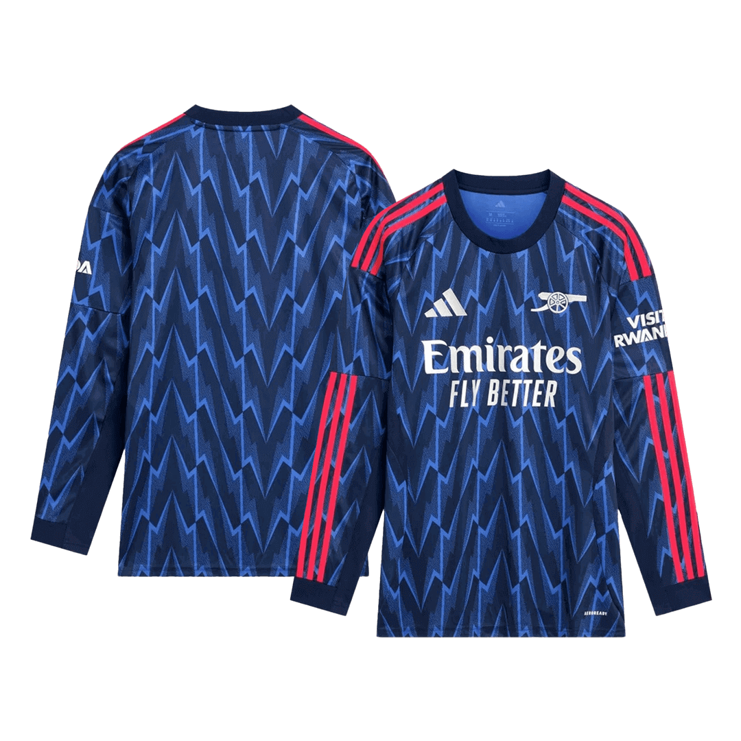 Arsenal Langærmet Udebanebanetrøje 2025/26