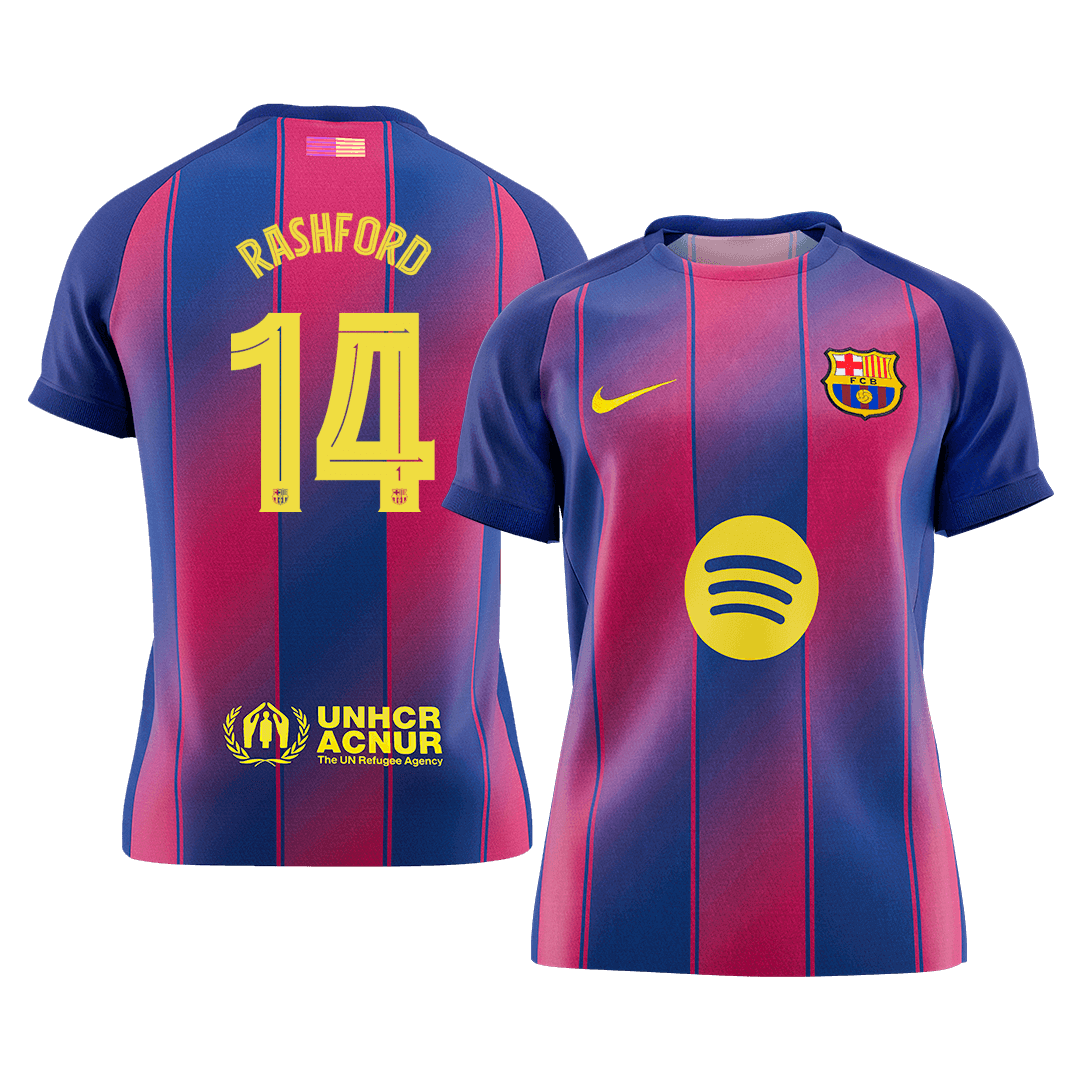 Barcelona Hjemmetrøje 2025/26 UCL RASHFORD #14
