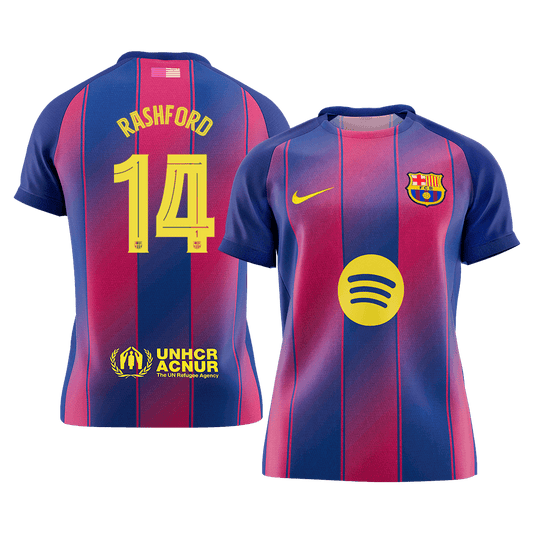 Barcelona Hjemmetrøje 2025/26 UCL RASHFORD #14