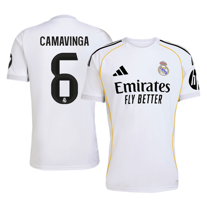 Real Madrid Hjemmetrøje 2025/26 CAMAVINGA #6