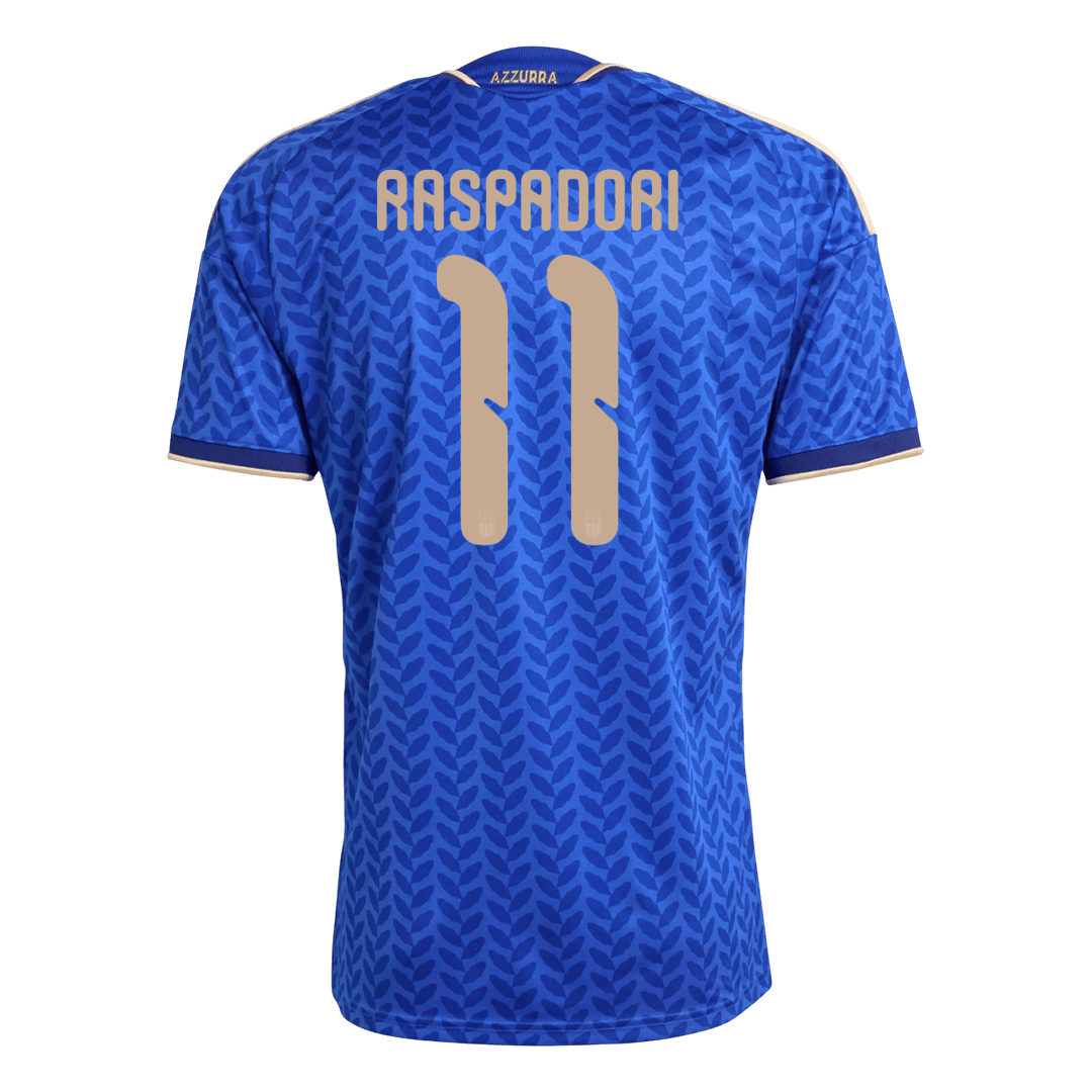 Italy World Cup Hjemmetrøje 2026 RASPADORI #11 [PREMIUM]