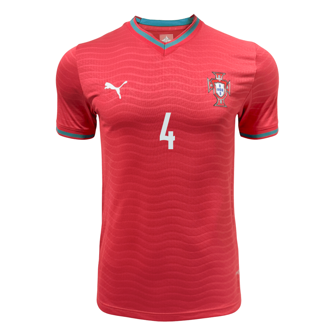 Portugal World Cup Hjemmebanetrøje Spillerversion 2026 RÚBEN DIAS #4