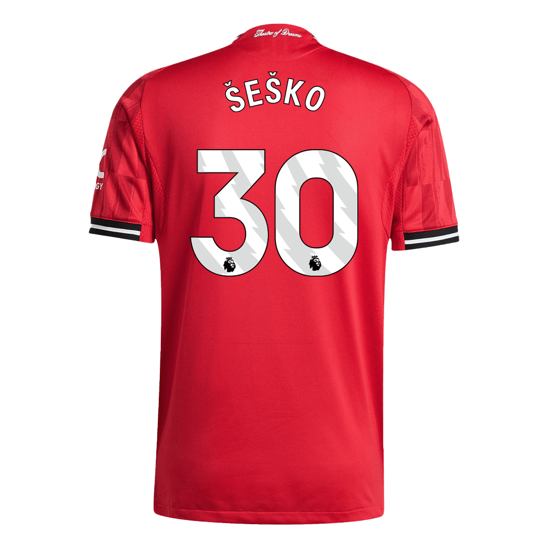Manchester United Hjemmebanetrøje Spillerversion 2025/26 ŠEŠKO #30