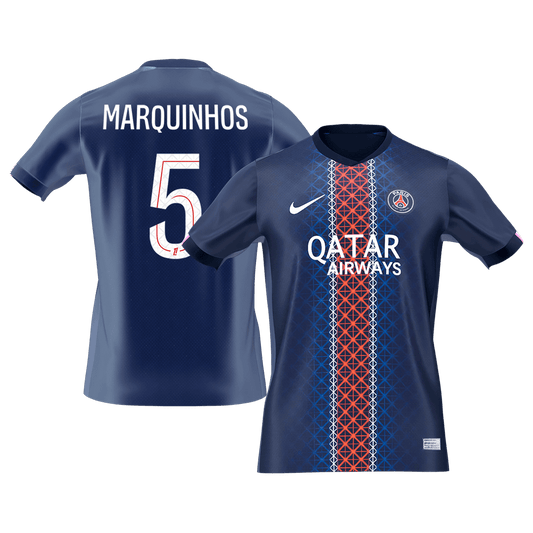 PSG Hjemmetrøje 2025/26 MARQUINHOS #5 [PREMIUM]