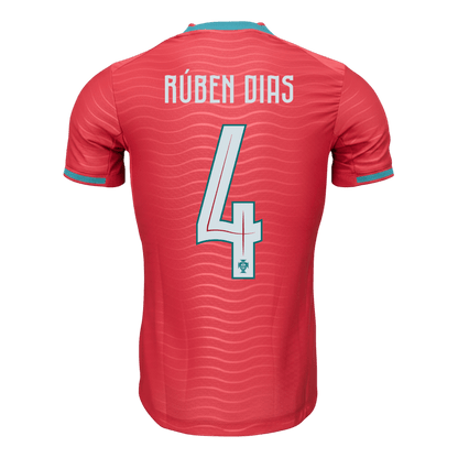 Portugal World Cup Hjemmebanetrøje Spillerversion 2026 RÚBEN DIAS #4