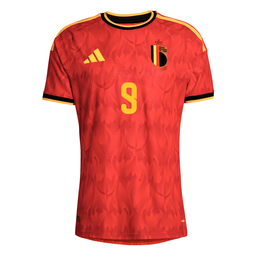 Belgium World Cup Hjemmebanetrøje Spillerversion 2026 LUKAKU #9