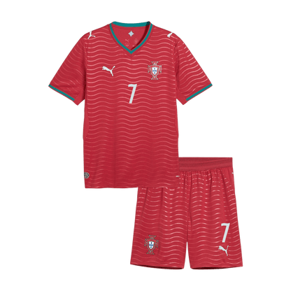 Portugal World Cup Hjemmesæt Børn 2026 RONALDO #7 [PREMIUM]