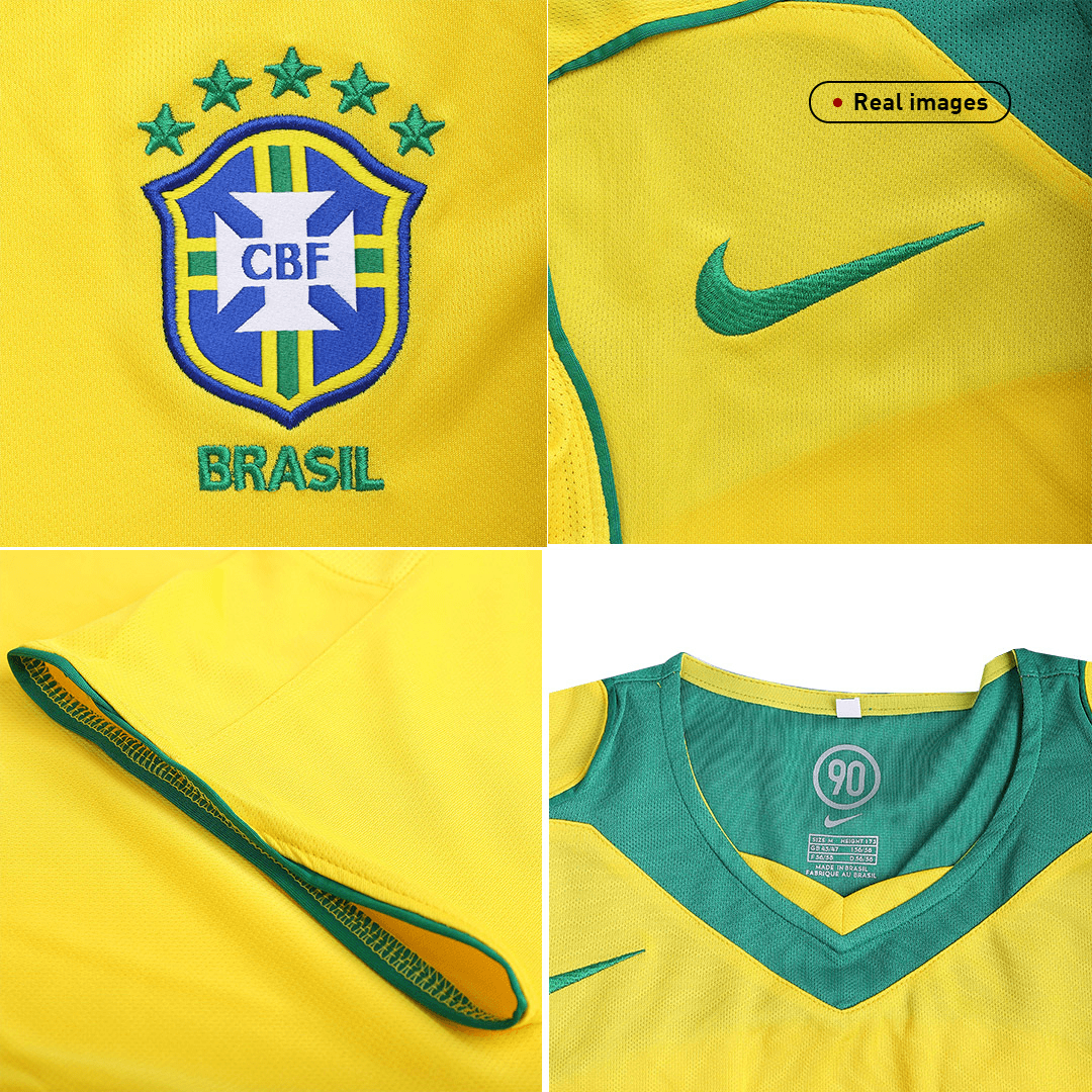 Brazil Retro Hjemmebanetrøje 2004