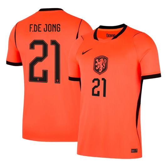 Netherlands World Cup Hjemmetrøje 2026 F.DE JONG #21
