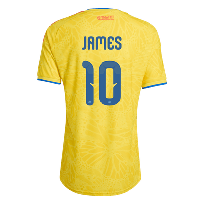 Colombia World Cup Hjemmebanetrøje Spillerversion 2026 JAMES #10