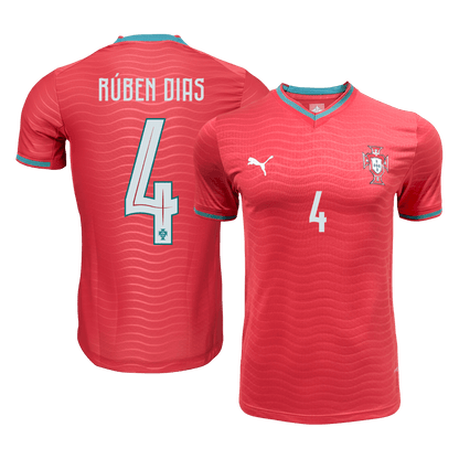 Portugal World Cup Hjemmebanetrøje Spillerversion 2026 RÚBEN DIAS #4