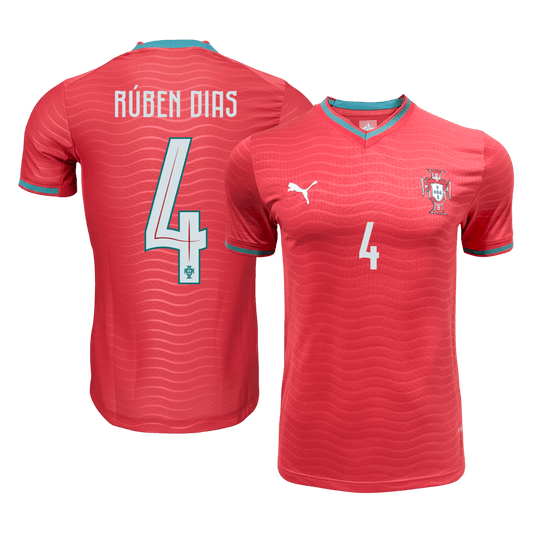 Portugal World Cup Hjemmebanetrøje Spillerversion 2026 RÚBEN DIAS #4
