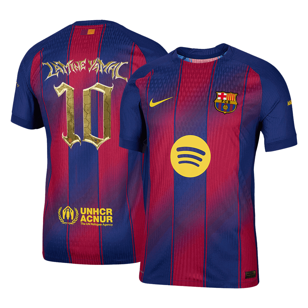 Barcelona Hjemmebanetrøje Spillerversion 2025/26 LAMINE YAMAL #10