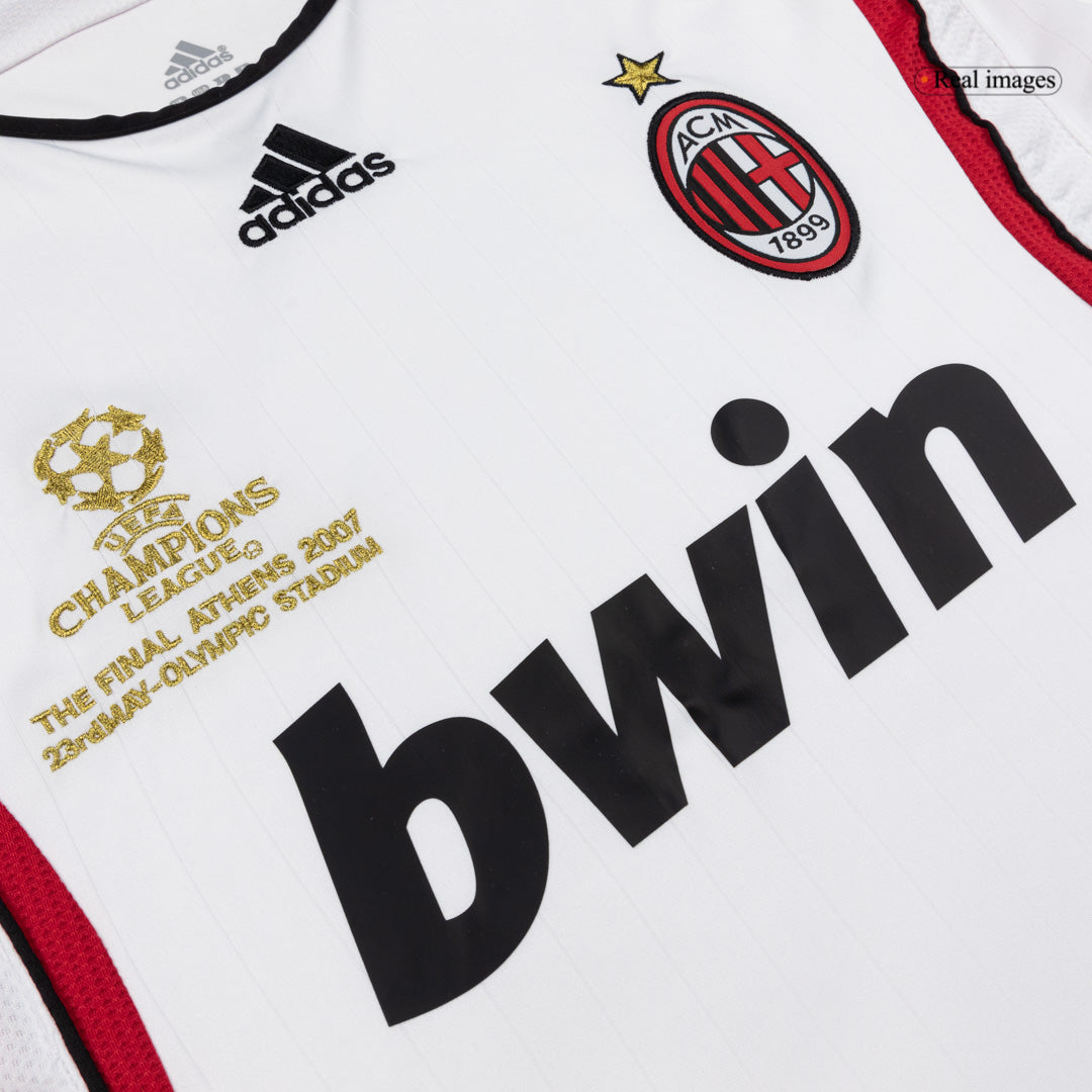 AC Milan Retro Langærmet Udebanebanetrøje 2006/07
