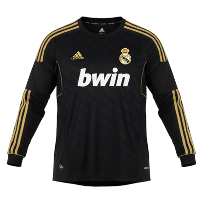 Real Madrid Retro Langærmet Udebanebanetrøje 2011/12