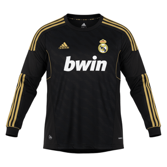 Real Madrid Retro Langærmet Udebanebanetrøje 2011/12