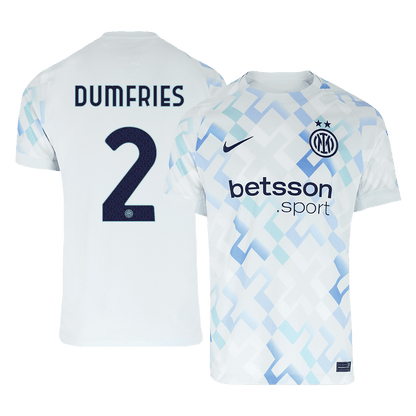Inter Milan Udebanetrøje 2025/26 DUMFRIES #2