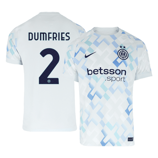 Inter Milan Udebanetrøje 2025/26 DUMFRIES #2