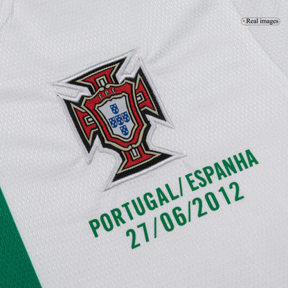 Portugal Retro Langærmet Udebanebanetrøje 2012