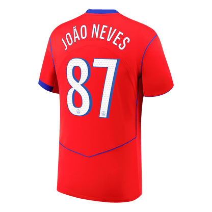 PSG Tredjetrøje 2025/26 JOÃO NEVES #87