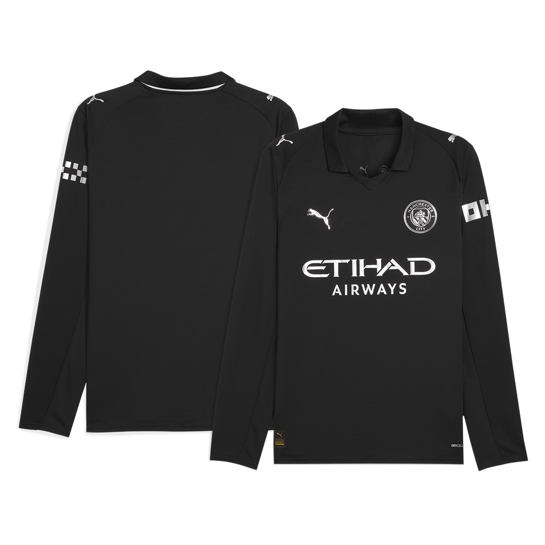 Manchester City Langærmet Udebanebanetrøje 2025/26