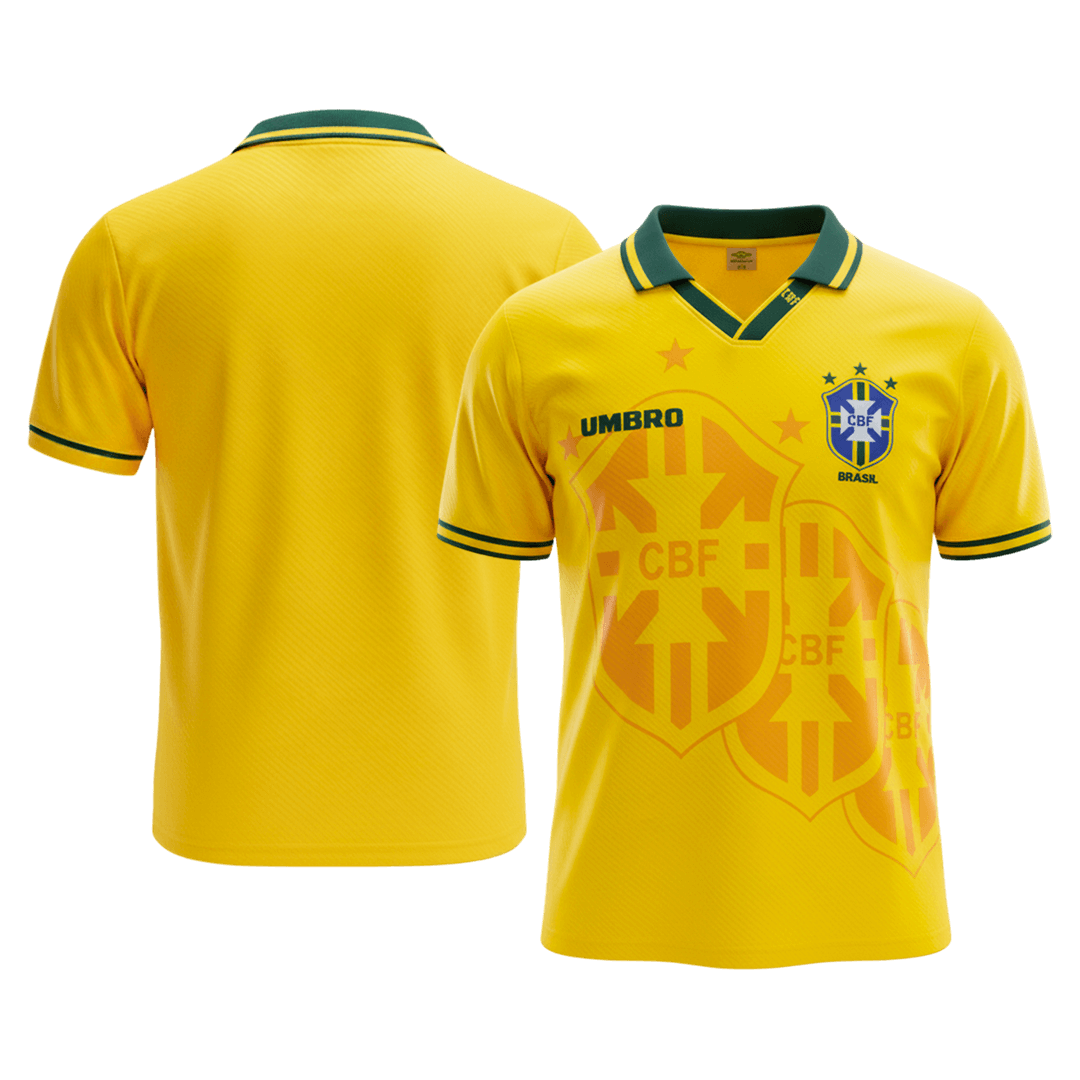 Brazil Retro Hjemmebanetrøje 1994