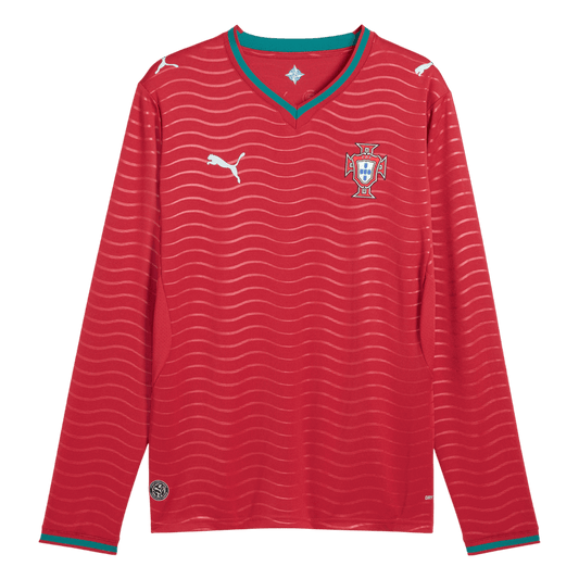 Portugal World Cup Langærmet Hjemmebanetrøje 2026