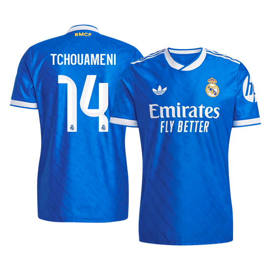 Real Madrid Tredjebanetrøje Spillerversion 2025/26 TCHOUAMENI #14