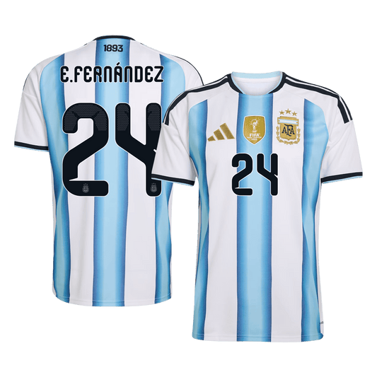 Argentina World Cup Hjemmetrøje 2026 E. FERNÁNDEZ [PREMIUM]