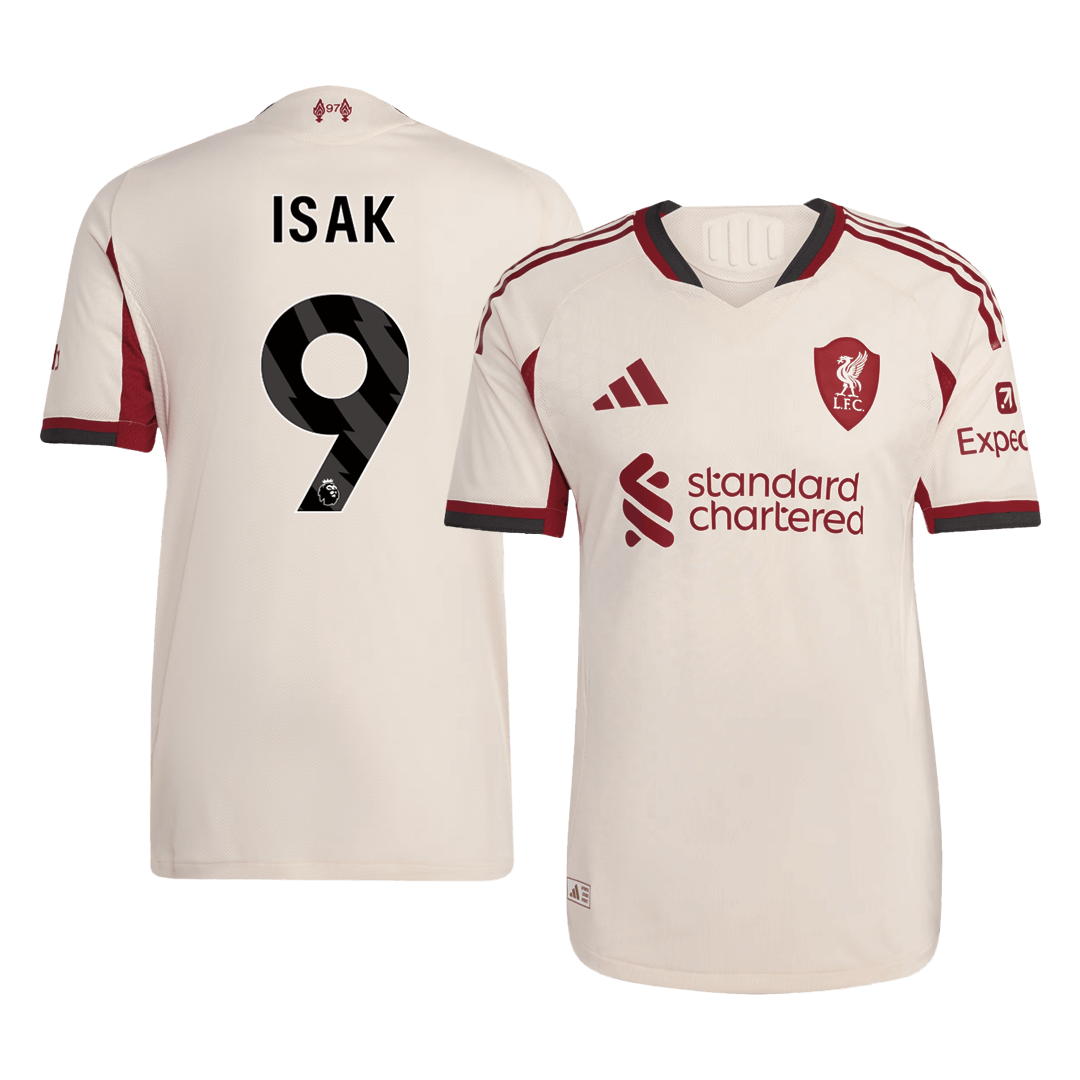 Liverpool Udebanebanetrøje Spillerversion 2025/26 ISAK ##9