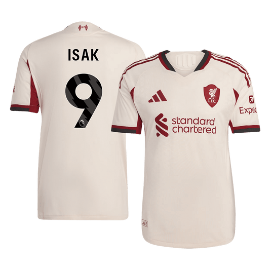 Liverpool Udebanebanetrøje Spillerversion 2025/26 ISAK ##9