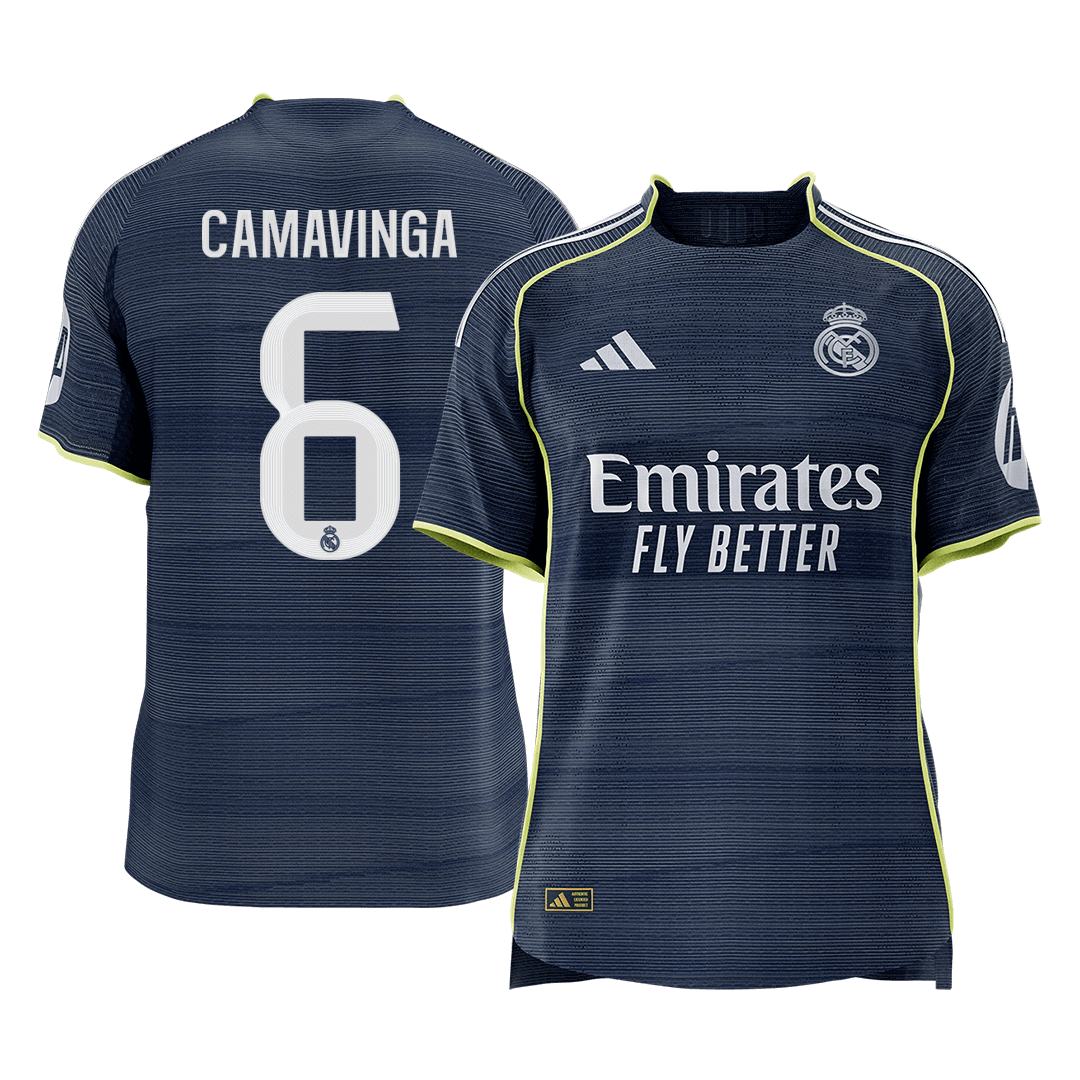 Real Madrid Udebanebanetrøje Spillerversion 2025/26 CAMAVINGA #6 [PREMIUM]
