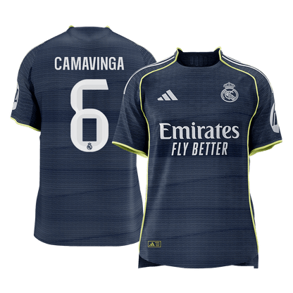Real Madrid Udebanebanetrøje Spillerversion 2025/26 CAMAVINGA #6 [PREMIUM]