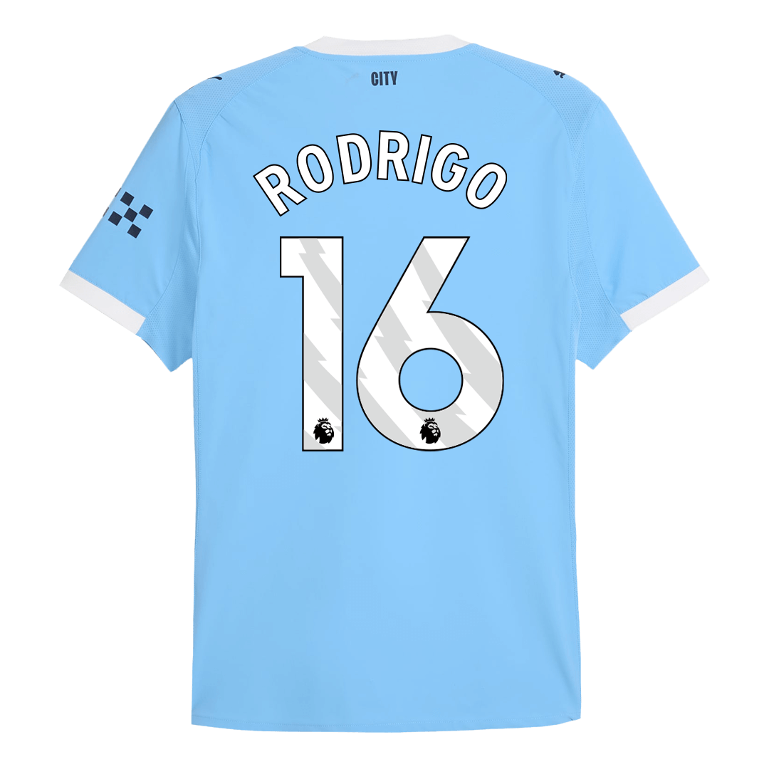 Manchester City Hjemmebanetrøje Spillerversion 2025/26 RODRIGO #16