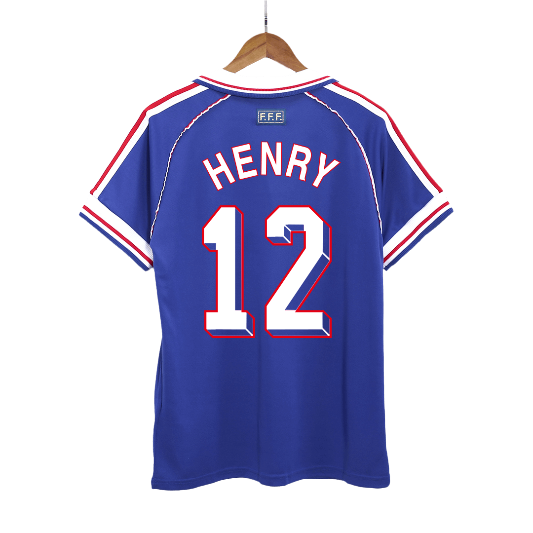 France World Cup Retro Hjemmebanetrøje 1998 HENRY #12