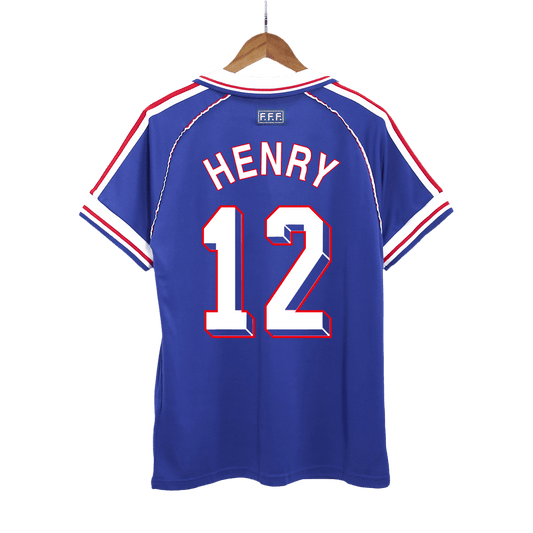 France World Cup Retro Hjemmebanetrøje 1998 HENRY #12