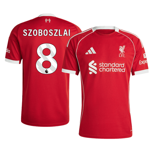 Liverpool Hjemmetrøje 2025/26 SZOBOSZLAI #8