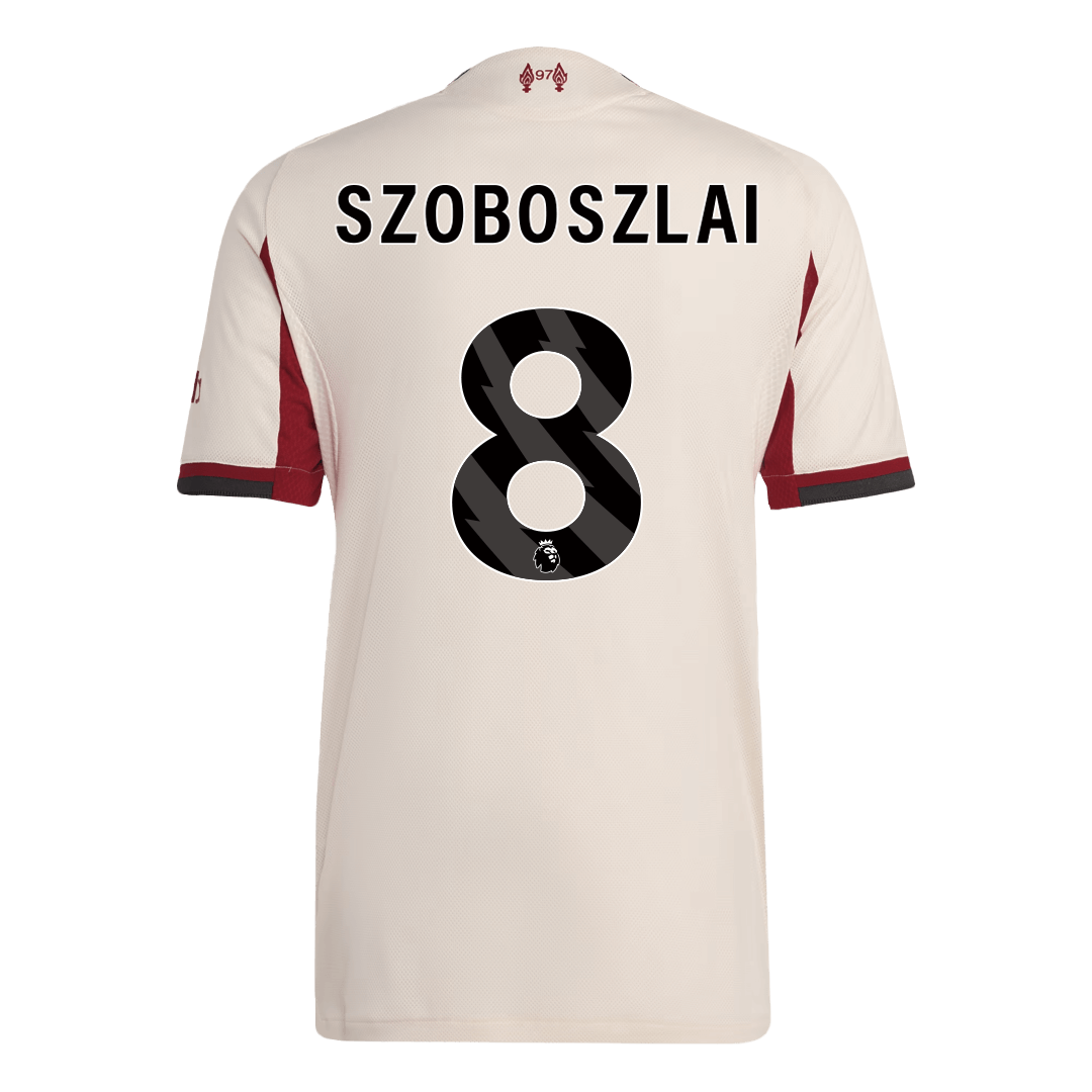 Liverpool Udebanebanetrøje Spillerversion 2025/26 SZOBOSZLAI #8