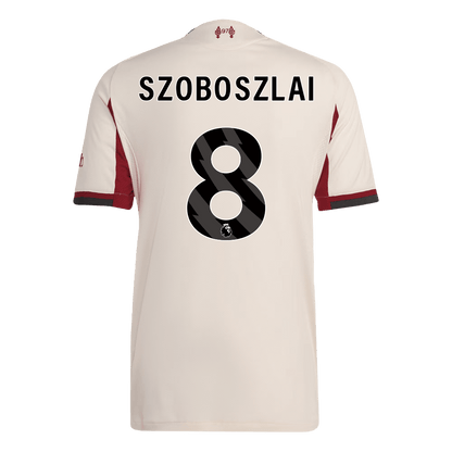 Liverpool Udebanebanetrøje Spillerversion 2025/26 SZOBOSZLAI #8