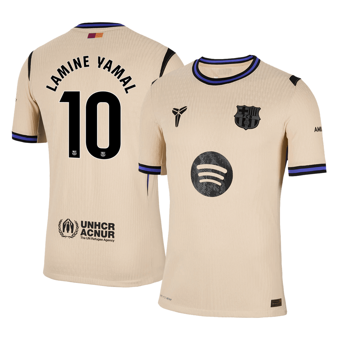 Barcelona Udebanebanetrøje Spillerversion 2025/26 LAMINE YAMAL #10